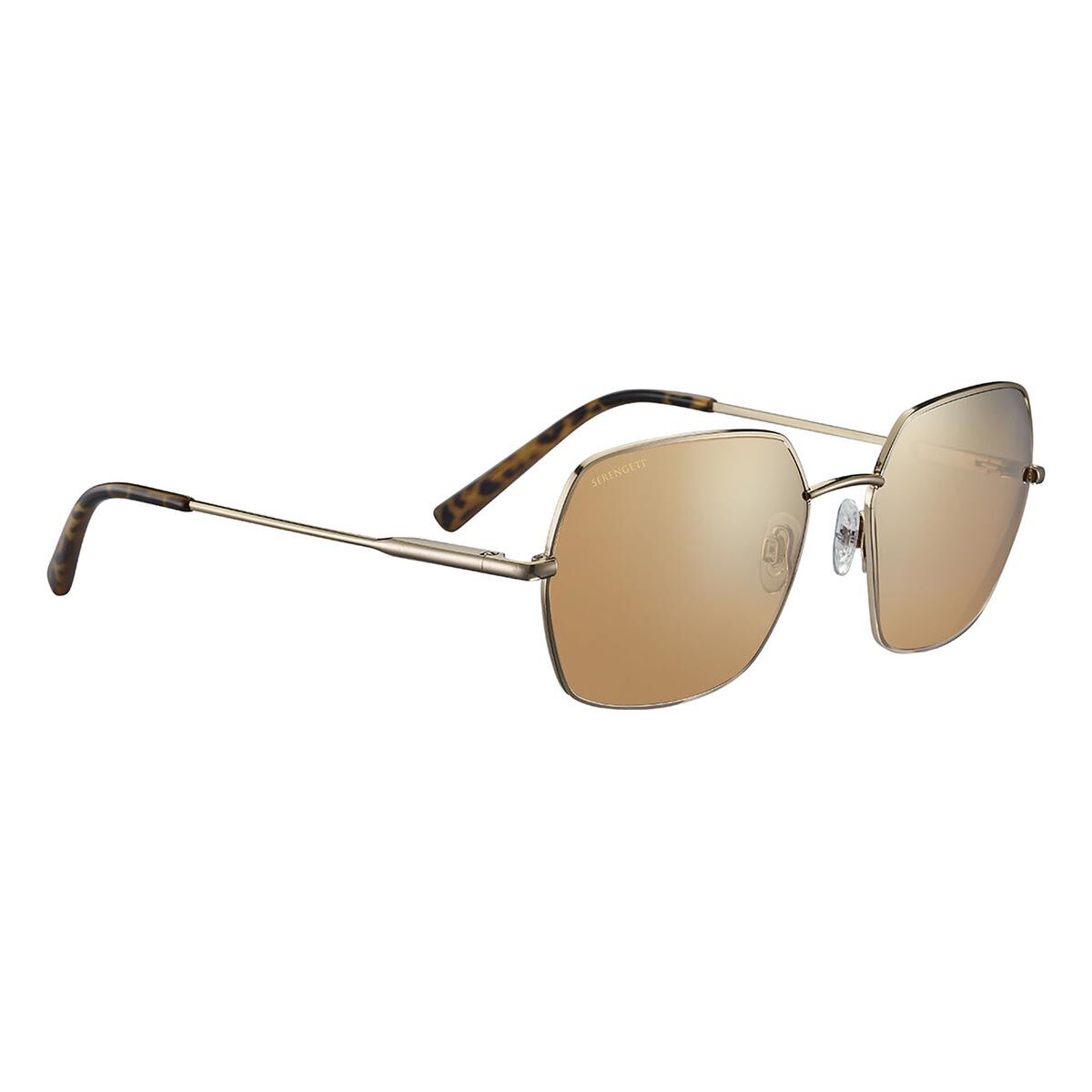 LOY, Shiny Light Gold-Mineral Polarized Drivers Gold Cat 3 to 3, hi-res image number null